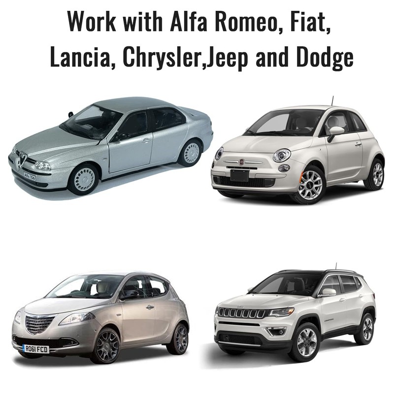 OBD2 Adapter 6PCS for MultiECUScan Adapter Cable 6 Colors Adapter