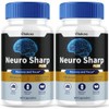 (2 Pack) Neuro Sharp Brain Supplement, NeuroSharp Capsules Memory and Focus Premium All Natural Nootropic Blend Advanced Support, Neuro Sharpe Brain Booster Pills Cognitive Function (120 Capsules)