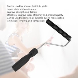 Fiberglass Tub Roller, Bubble Roller Tool, Laminating Bubble Roller for Shower, Bathtub, Yacht Repair, Doors and Windows, Etc (Type D)