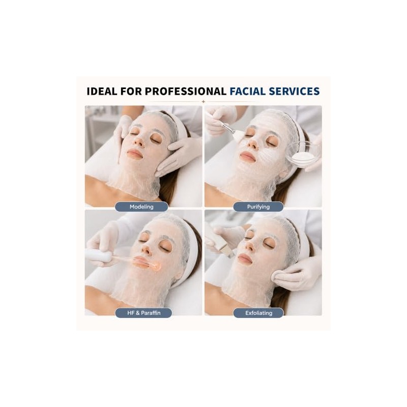 For Pro Precut 100% Cotton Gauze Facial Mask, 100 Count
