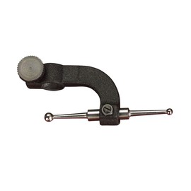 Starrett Indicator Hole Attachment - 3/8" Range, 13/16" Hole Depth, .375" Stem Hole, 1/8" Diameter Ball End Swivel Arms - 670A