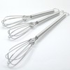 Nagao Tsubamesanjo Whisk, Mini Set of 3, 18-8 Stainless Steel,