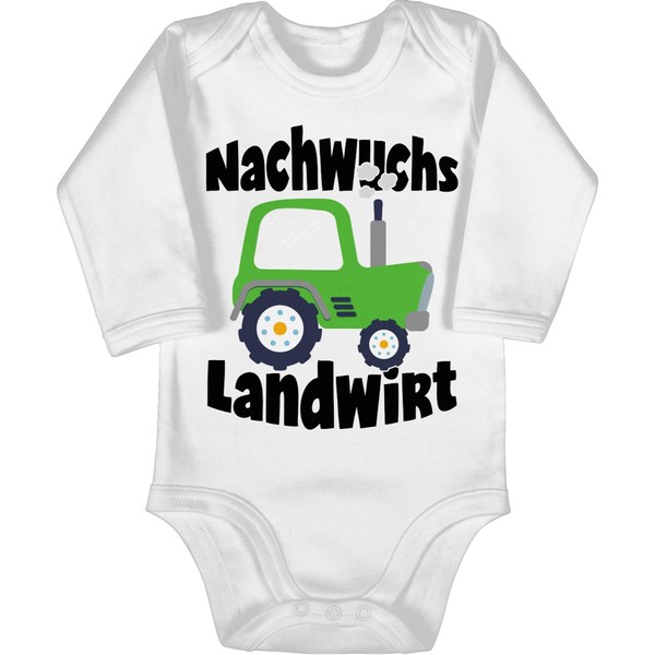 Shirtracer - Baby Bodysuit Long Sleeve Girl Boy - Sayings