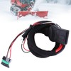 Slakerbe Truck & Plow Side Battery Cable Wiring Harness Set,