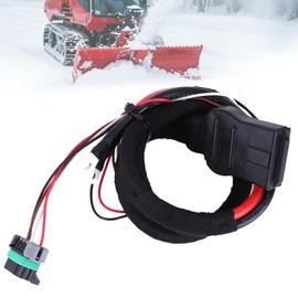 Slakerbe Truck & Plow Side Battery Cable Wiring Harness Set, 42015 Power Cable Wiring Harness Battery C*able Plow and Truck Compatible with Fisher Western Snowex V-Blade StraightBlade Expandable Plows