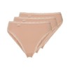 Sloggi Women's 24/7 Cotton Lace Tai C3P Briefs, BRUSH, 38