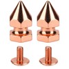 100 Sets Spiked Cone Spike Stud Rose Gold High Hardness