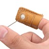 Sewing Finger Sleeve Knitting Thimble Leather Fingertip Protector Embroidery Supplies024