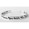 Sterling Silver Cuff | He Will Cover You With His