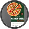 DecorRack 13 Inch Carbon Steel Pizza Pan, [Premium] Non-Stick Coating,