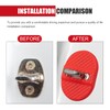 4 PCS Car Door Latch Covers, Carbon Fiber Car Door