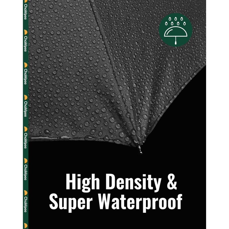 Chakipee Compact Automatic Umbrella For Men and Women Windproof 8