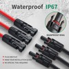 GTIWUNG 1 Pair Solar Cable Y Splitter Solar Panel Cable