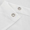 Felisa White Farmhouse Boho Shower Curtain with A Ruffle Hem,