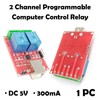 TopHomer 5V USB Relay 2 Channel Programmable Computer Control Switch
