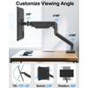 Single Monitor Arm Fits up to 32 Inch, Desk Mount