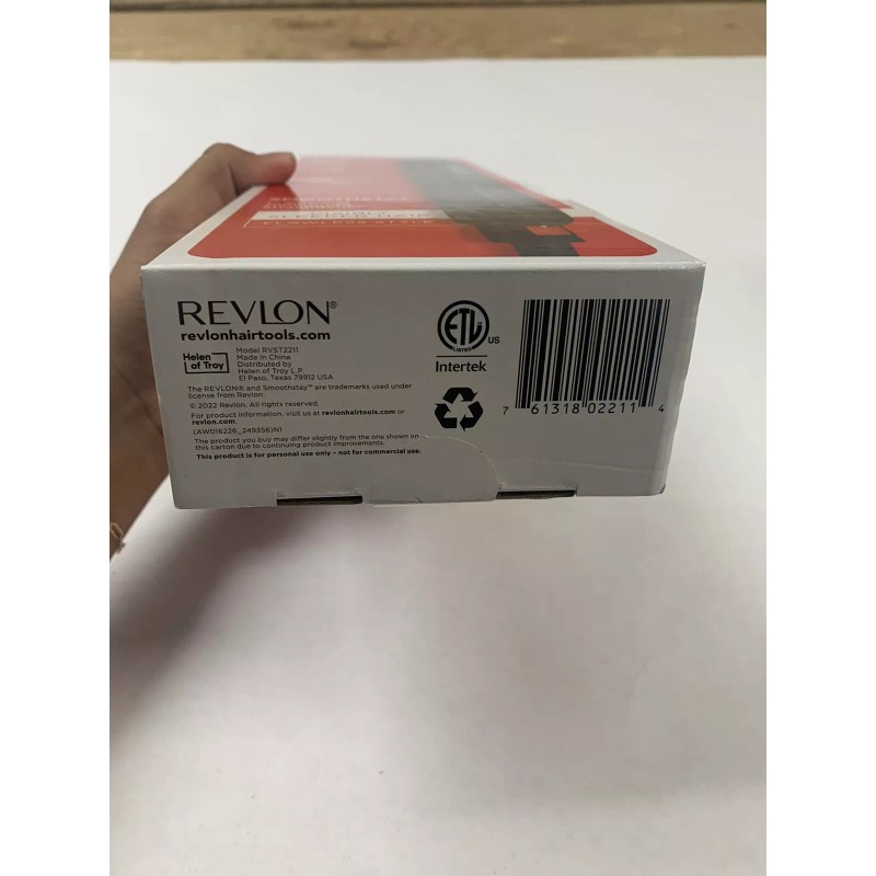 Revlon Smoothstay Coconut Oil Infused Hair Straightener - Black -