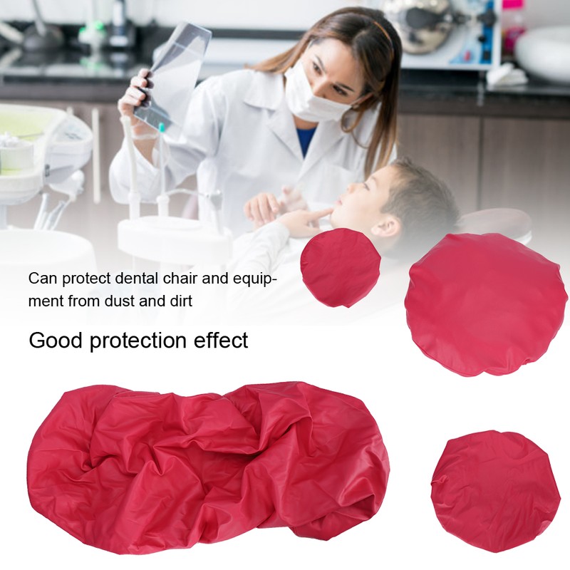4pcs PU Waterproof Dental Chair Protective Cover No Wash Dental