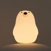 LED Night Light Cartoon White Bear Baby Pat Light USB