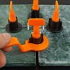 Tile Levelling System, Pack of 100, for 1.5-8 mm Joint