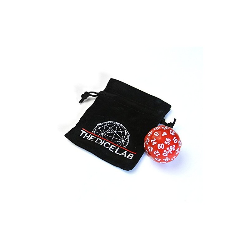 D60 Sixty-sided Gaming Die Dice in Red