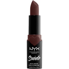 NYX Professional Makeup, Suede Matte, Labial en Barra Mate, Tono Cold Brew, 3.5g