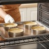 Cedryn 12PCS Crumpet Rings Non Stick 8CM Perforated Tart Ring