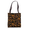 Orange Tortoise Shell Pattern - Brown Tortoiseshell Tote Bag