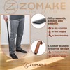 ZOMAKE Extra Long Shoe Horn for Seniors Men,Metal Shoehorn Long
