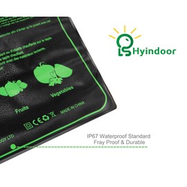 Hyindoor Seedling Heat Mat Heated Propagator Durable Waterproof Seedling Heating Pad for Winter Hydroponic Indoor Seedling Germination 10"x 20.75"(25 * 52cm)