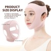 ZKGYUS Face Lifting Mask, V-Line Mask, Double Chin Lifting Belt,