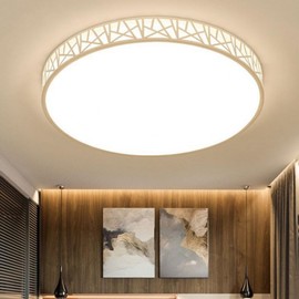 LCSMVLQ Round Living Room Flat Ceiling Lighting, Bedroom Ceiling Light Fixtures, LED Ceiling Lamp, Modern Ultra-Thin 3000-6000K Dimmable Energy Saving Ceiling Lights for Study Balcony