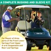 FIXHAWK Club Car Precedent Bushing Kit, Polyurethane Bushings for Front