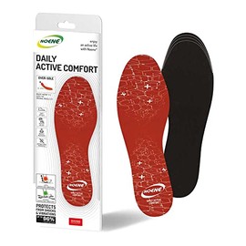 Noene Daily Active Comfort Insoles, Antishock Insoles for Sports Shoes, Perfect for Sports and Everyday Use, Ideal for Men and Women, Height: 4 mm - 36/39