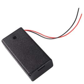 AITIAO 8Pcs 2 AA Battery Holder with Switch, 2X 1.5V AA Battery Holder Case with Wire and ON/Off Switch