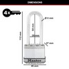 MASTER LOCK Heavu Duty Padlock [Key] [Laminated Steel] [Weatherproof] [XL