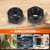 MewuDecor 5/16-18 Nylon Insert Hex Lock Nuts Locknuts, 304 Stainless