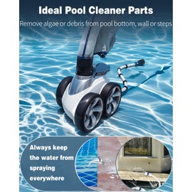 Pawfly Polaris Pool Cleaner Parts Sweep Hose Tail Scrubber Replacement for Zodiac Polaris 180 280 360 380 3900 Sport High-Density Filter Sponge for Polaris Vac-Sweep Pool Cleaner (6 Pack)