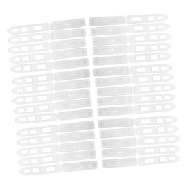 Generic 100pcs Creative DIY Hair Clips for Girls Plastic Hairpins with Teeth Girl's Headgear Bobby Pin Fun Animal Theme Hair Accessories Transparent