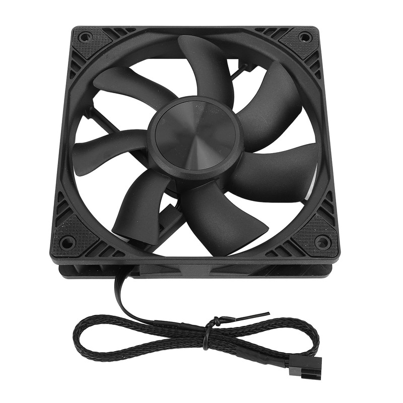 PC Case Fan 120mm PWM Intelligent Control MFDB Bearing Case
