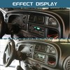 KUAFU Dash Bezel Cover Compatible with 1998-2002 Dodge Ram Truck
