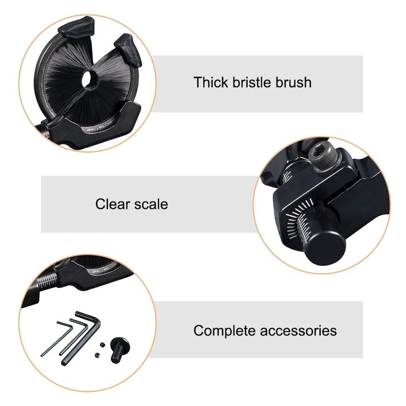 MiOYOOW Arrow Rest Compound Bow Rest Adjustable Archery Stand Brush