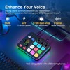 Gaming Audio Mixer, Audio Interface with Pro-preamp, RGB, , 48V