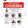 FIRST AID FOR CHOKING SIGN - RESTURANT CHOKING SIGN (WHITE,
