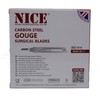 50 x NICE No.3 Gouge Sterile Carbon Steel Blades GCS3