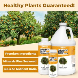 Orange Tree Fertilizer – Liquid Plant Food for More Fruit, Better Flowering & Stronger Root Development, 8 oz