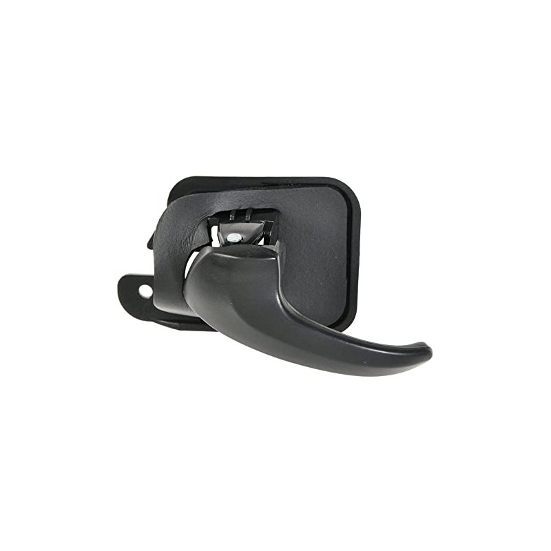 TRQ Left Interior Door Handle Black Drivers Side Compatible with