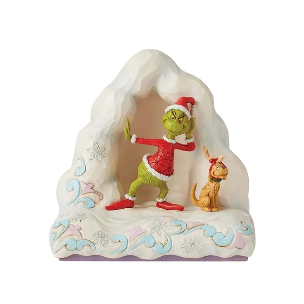 Enesco Jim Shore Dr. Seuss The Grinch and MAX on