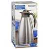Esmeyer Isolierkanne Thermoart 1,5 Liter, Edelstahl, Silber/schwarz