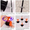 Tile Leveling System Kit,300pcs Reusable 1/16" Tile Leveler Spacers+1500pcs Cross-shaped